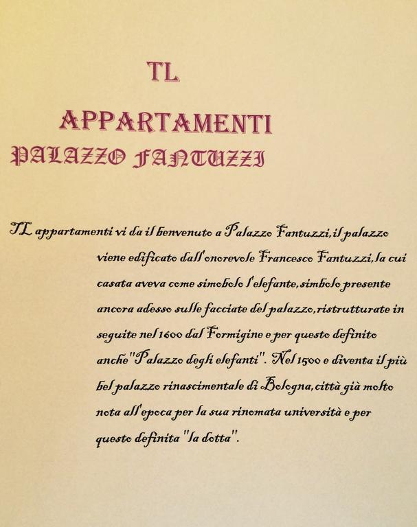 Апартаменты Tl Palazzo Fantuzzi Болонья Номер фото